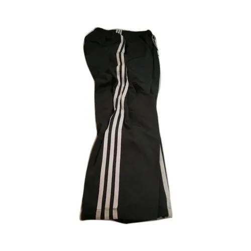 Mens Black Cotton Lower