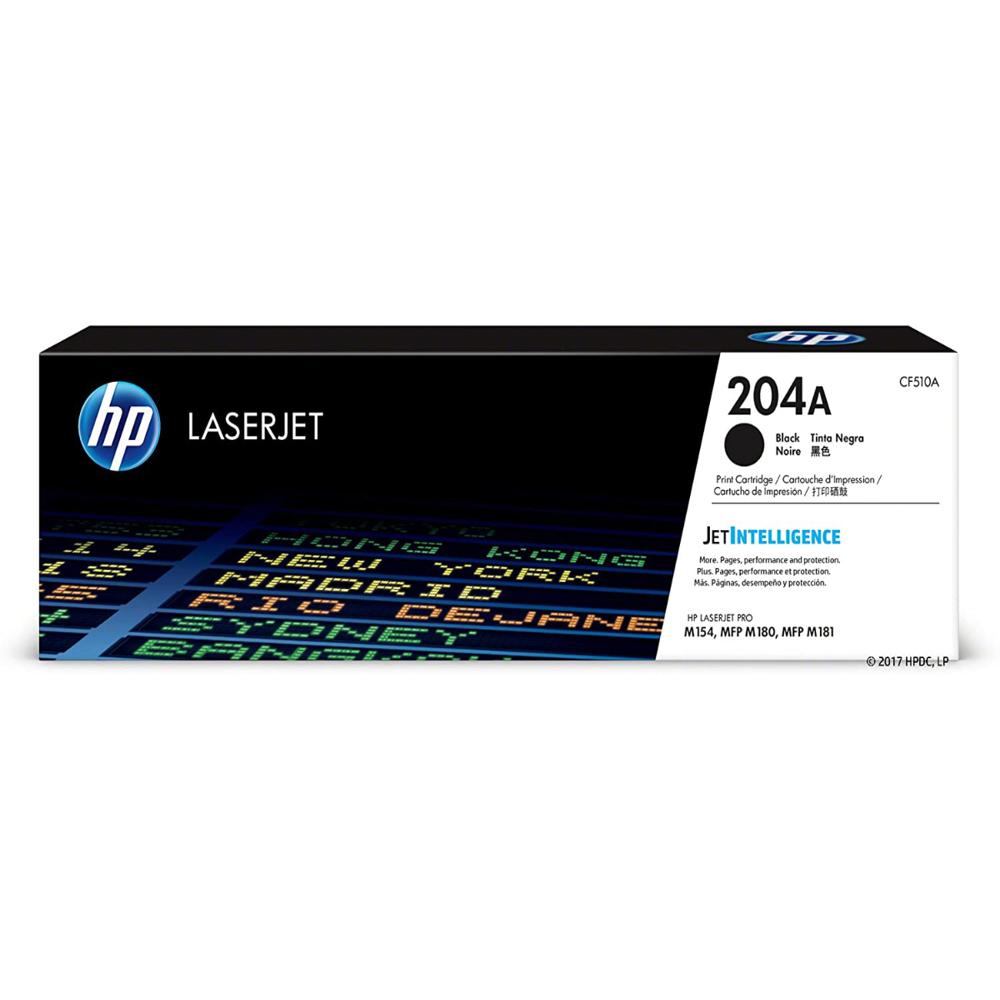 HP CF510A 204A Black Toner Cartridge