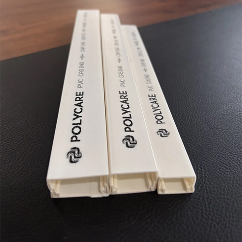 Premium 25x16 Mm Pvc Casing Capping - Pvc Material , 25x16 Mm Size, Polished Surface Finish, White Color For Electric Wire Installation