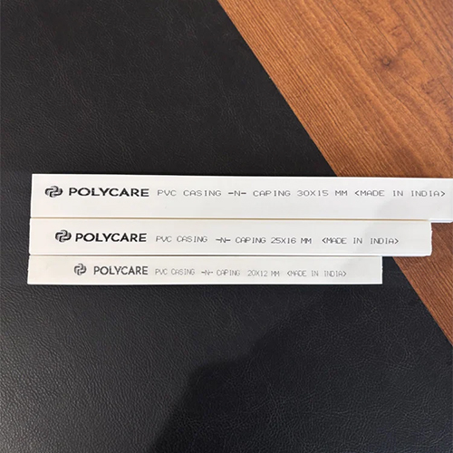 Premium 25x16 Mm Pvc Casing Capping - Pvc Material , 25x16 Mm Size, Polished Surface Finish, White Color For Electric Wire Installation