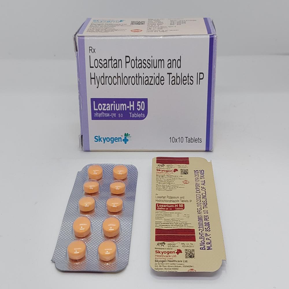 LOSARTAN POTASSIUM 50MG , HYDROCHLOROTHIAZIDE 12.5 MG TABLET TABLET