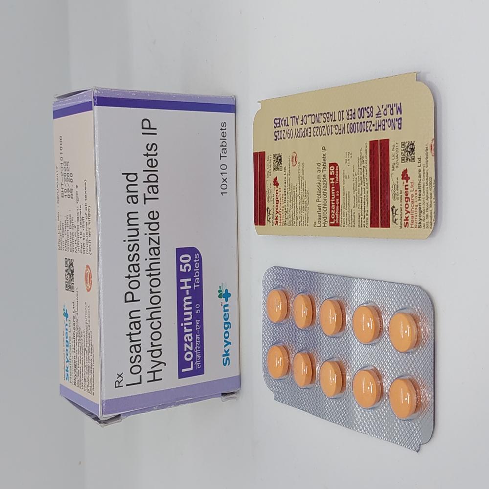 LOSARTAN POTASSIUM 50MG , HYDROCHLOROTHIAZIDE 12.5 MG TABLET TABLET