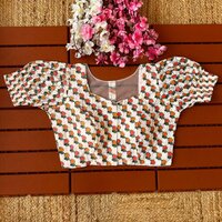 Designer Bridal Party Wear Ladies Saree Blouse - Color: Same As Picture