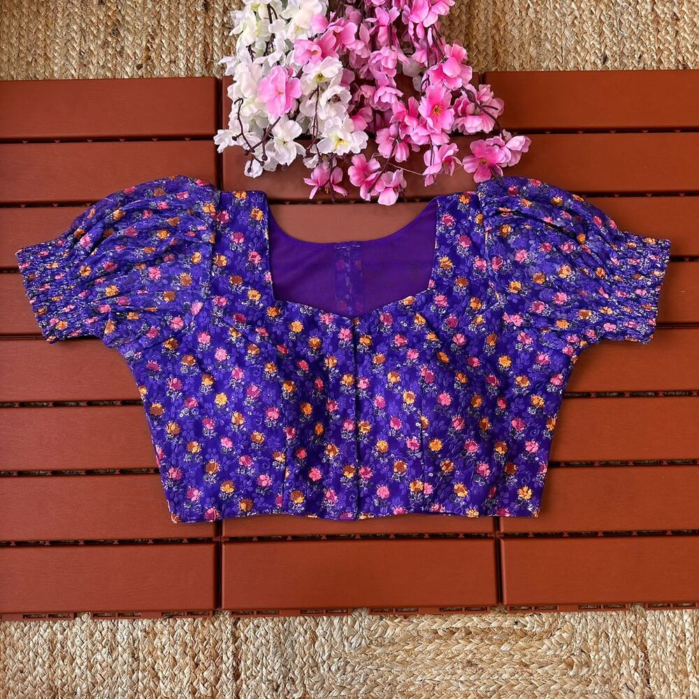 Designer Bridal Party Wear Ladies Saree Blouse