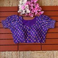 Designer Bridal Party Wear Ladies Saree Blouse