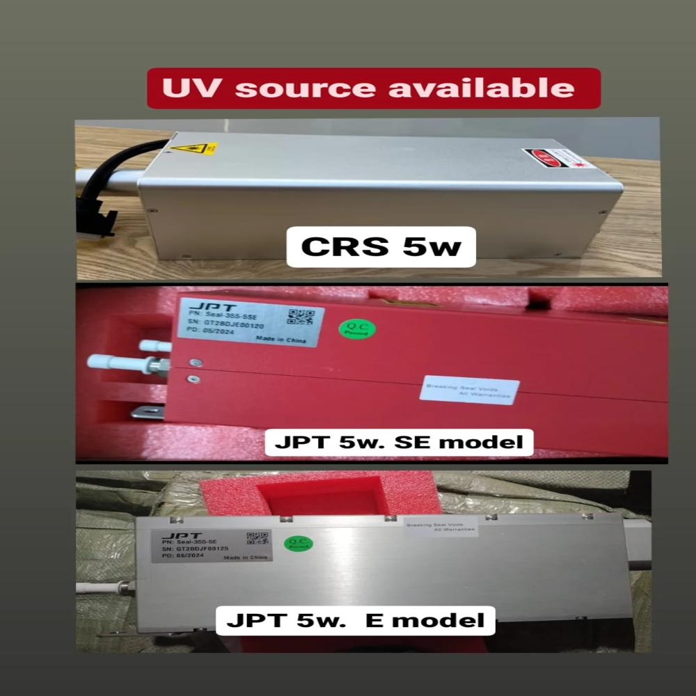 UV SOURCE AVAIBLE