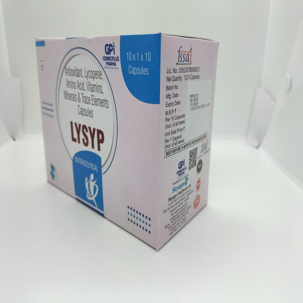 ANTIOXIDANT, LYCOPENE AMINO ACID, VITAMINS, MINERALS AND TRACE ELEMENTS CAPSULE