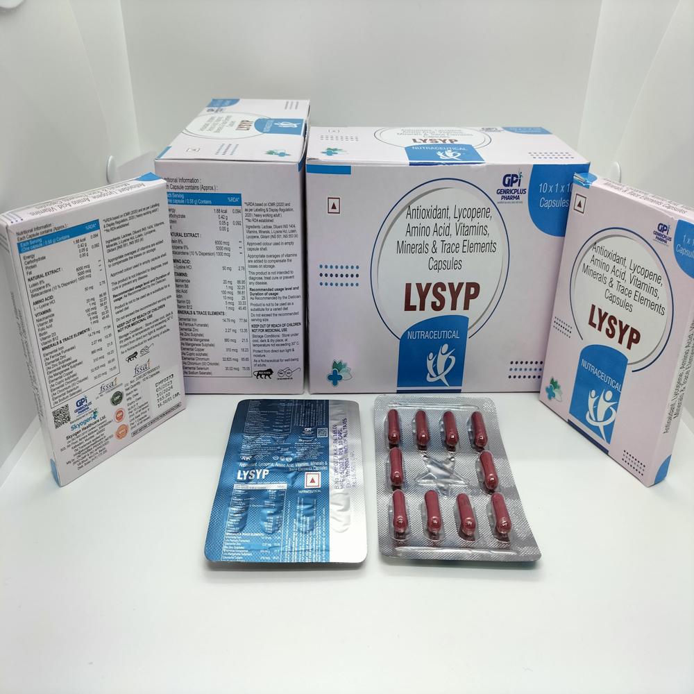ANTIOXIDANT, LYCOPENE AMINO ACID, VITAMINS, MINERALS AND TRACE ELEMENTS CAPSULE