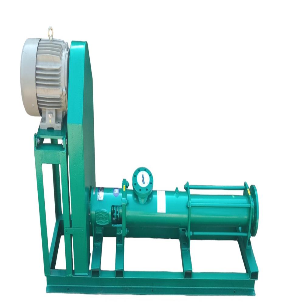 Etp / Stp Waste Water Transfer Pumps - 10 Hp Motorized Highly Viscous Filter Press Pump - Color: Green