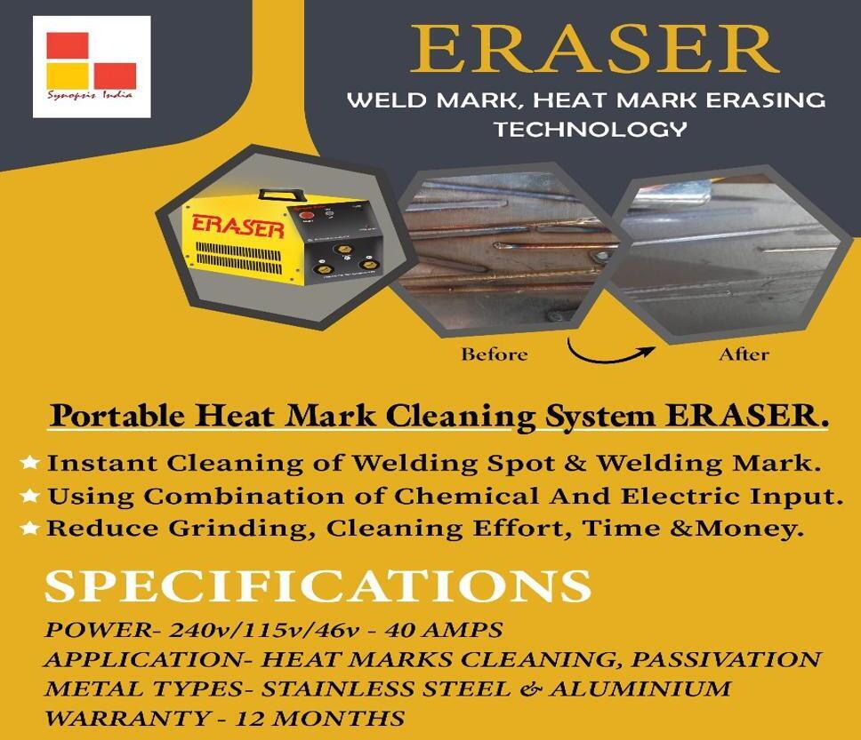 ERASER  WELD MARK HEAT MARK ERASING TECHNOLOGY
