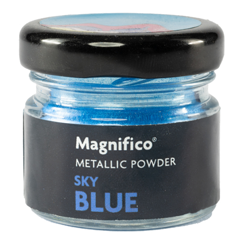 Sky Blue Metallic Powders