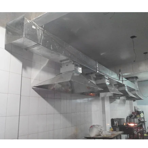 SS Kitchen Exhaust Ducting System