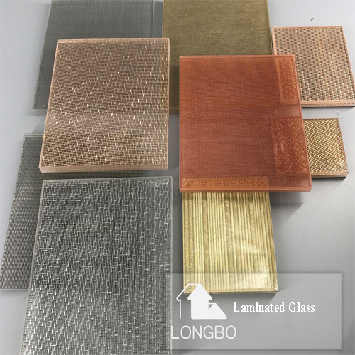 Security Tempered Laminated Glass Metal Mesh for Room Divider