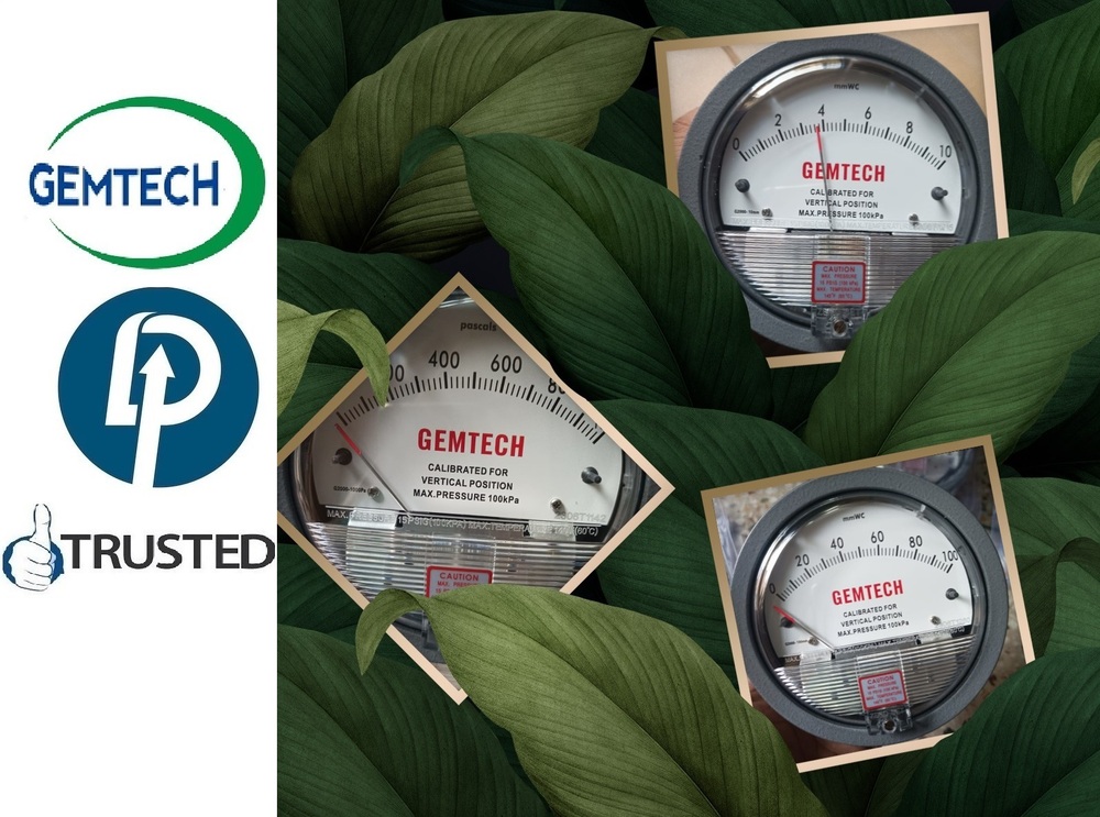 Buy- GEMTECH Differential Pressure Gauge Online India