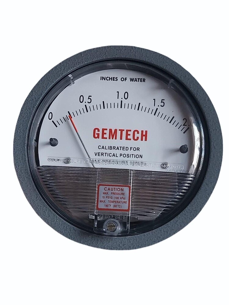 GEMTECH Differential Pressure Gauge Wholesaler From Bengaluru Karnataka