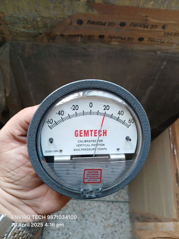 GEMTECH Differential Pressure Gauge Wholesaler From Bengaluru Karnataka