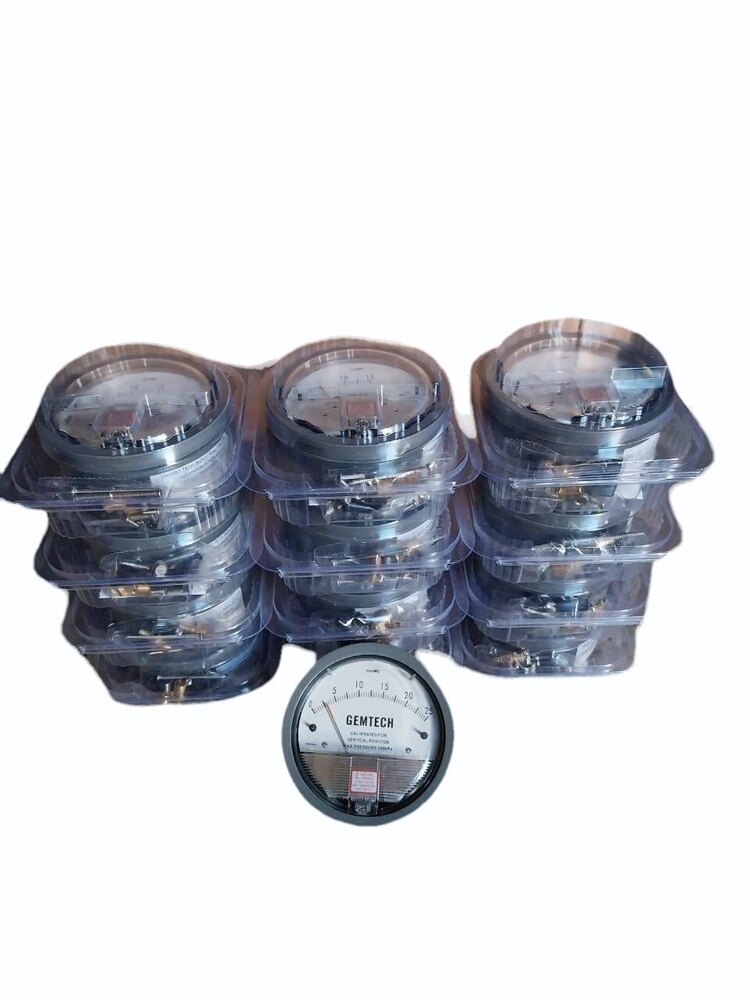 Model G2000-150CM GEMTECH Differential Pressure Gauge Range 0-150 CM W.C