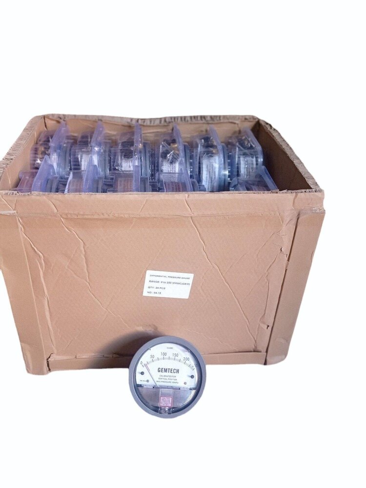 Model G2000-150CM GEMTECH Differential Pressure Gauge Range 0-150 CM W.C