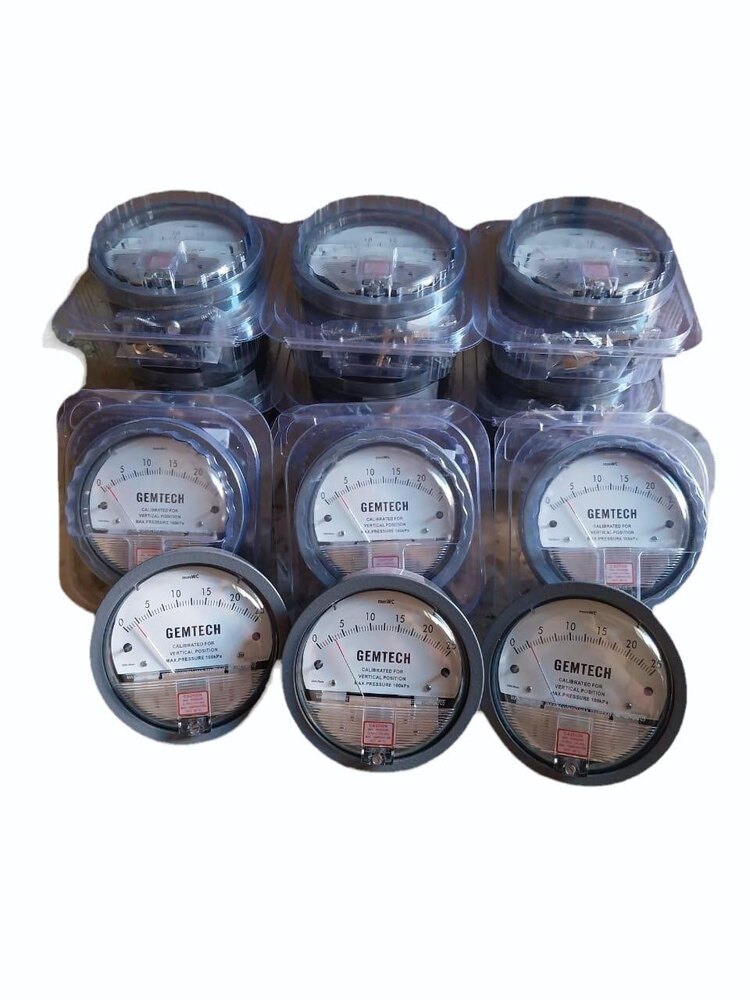 Model G2000-150CM GEMTECH Differential Pressure Gauge Range 0-150 CM W.C