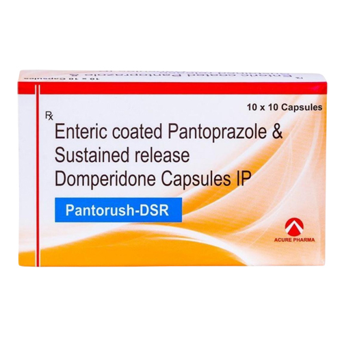 Enteric Coated Pantoprazole Sustained Release Domperidone Capsule - Grade: Medicine Grade