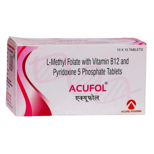 L-Methyl Floate With Vitamine B12 And Pyridoxine 5 Phosphate Tablet