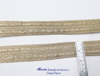 Golden Zari Gota Lace Border