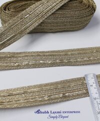 Golden Zari Gota Lace Border