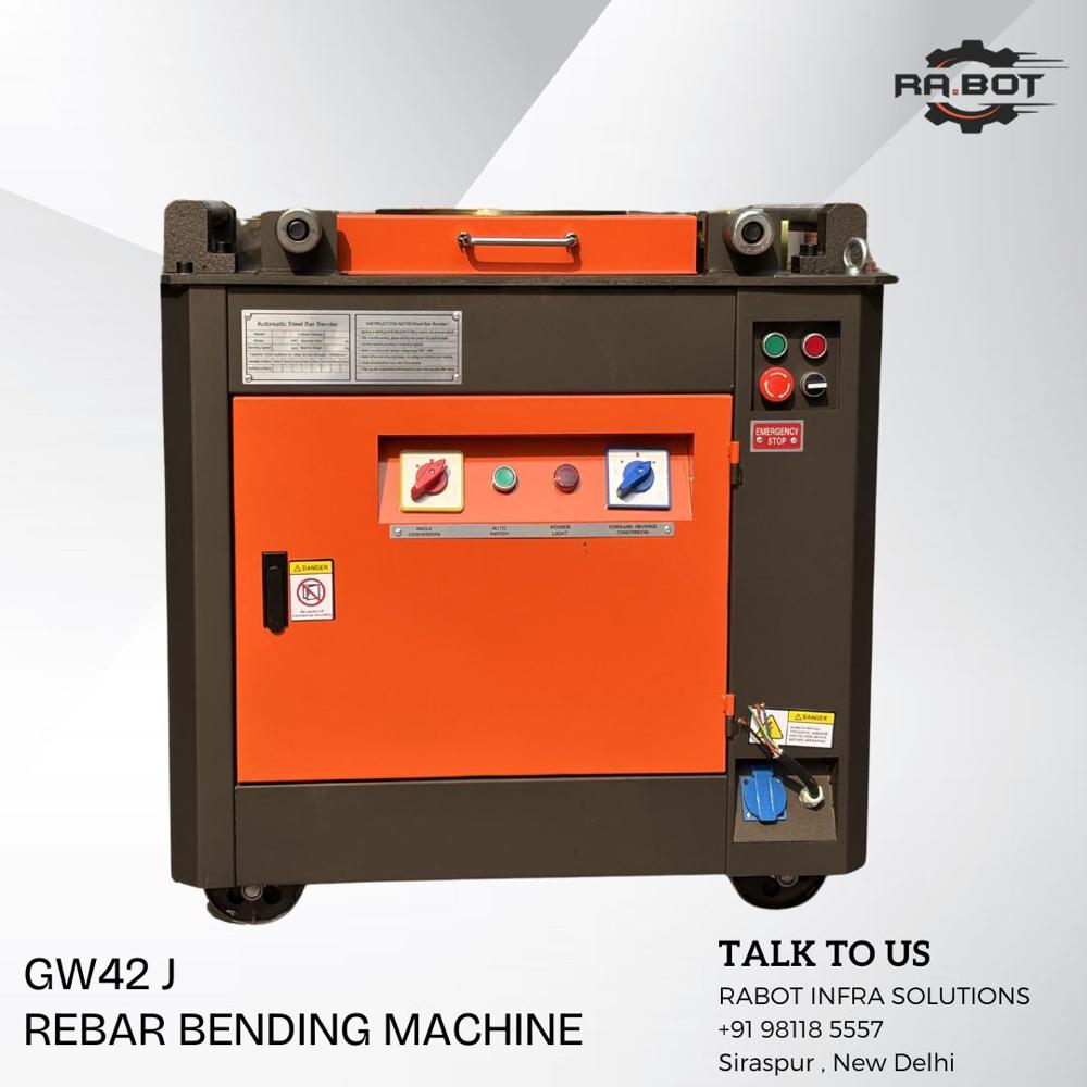 Gw42j Rebar Bending Machine - 415v | Industrial Use, Weighing 390 Kg, Efficient Bending Capability
