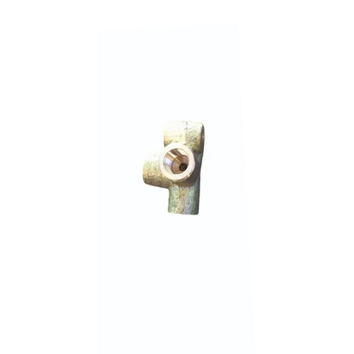 Brake TEE 4 Way Brass