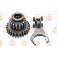 Forklift Gear Shifter Fork - Color: Black