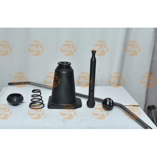 Mild Steel Forklift Gear Rod - Color: Black