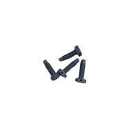 Gear Fork Bolt Forklift Parts - Color: Black
