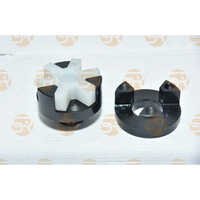 Forklift Rubber Star Coupling - Color: Black