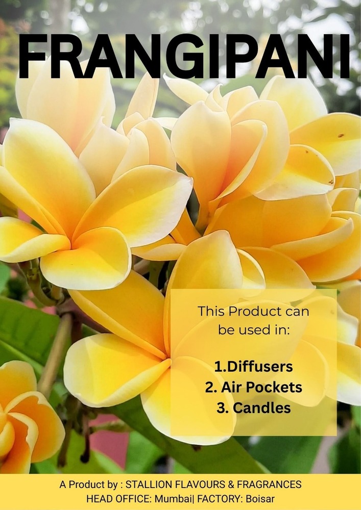 Frangipani fragrance for candle