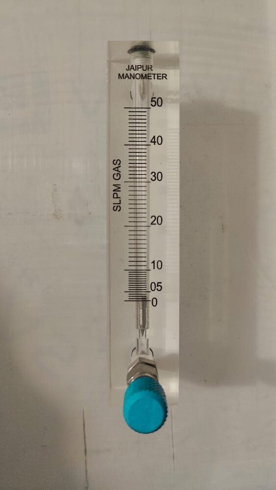Acrylic Body Rota Meter For Water Treatment Plant - Color: Transparent