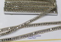 Golden Small Round Mirror Lace