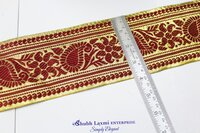 Golden Weaving Border Lace