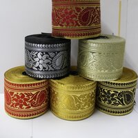 Golden Weaving Border Lace