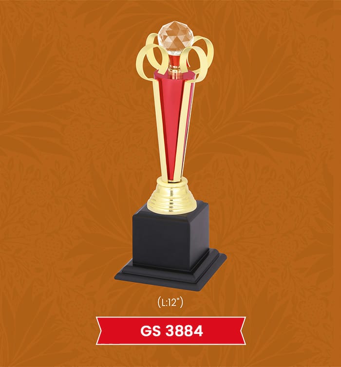 School Crystal Trophy