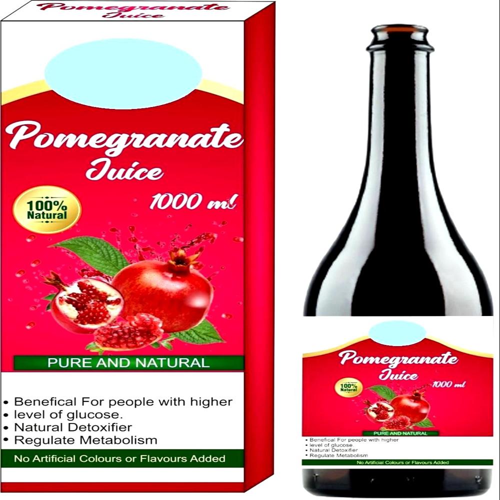 Pure Pomegranate Juice Bulk 1000ml - Direction: Twice A Day Morning And Evening