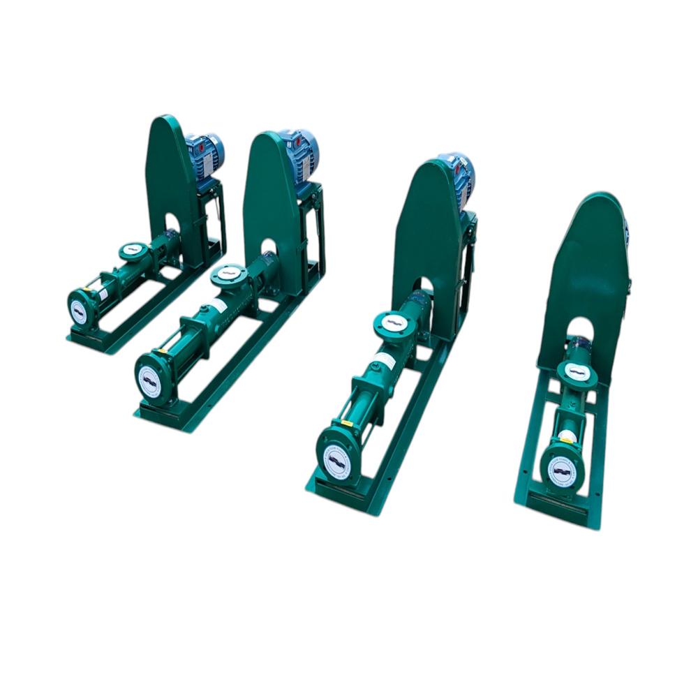 Single Screw Pump - For High Cod Etp Effluent & Sls Paste Application - Color: Green