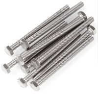 Ms Long Bolts - 10 To 15 Millimeter Diameter | Multiple Grades, Tempered Heat Treatment, Galvanized Surface For Corrosion Resistance