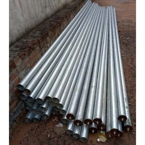 Gi Tubular Steel Pole - Color: Silver