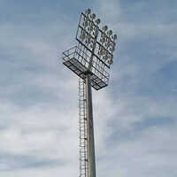 Led Stadium High Mast Pole - Color: Silver