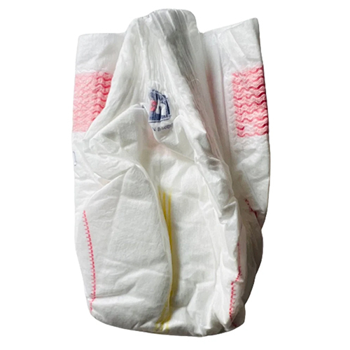 New Born Cotton Printed Pant Diapers - Color: White