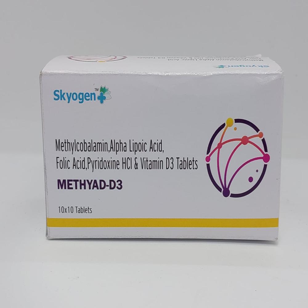 METHYLCOBALAMIN, ALPHA LIPOIC ACID, FOLIC ACID, PYRIDOXINE HCL AND VITAMIN D3 TABLET 