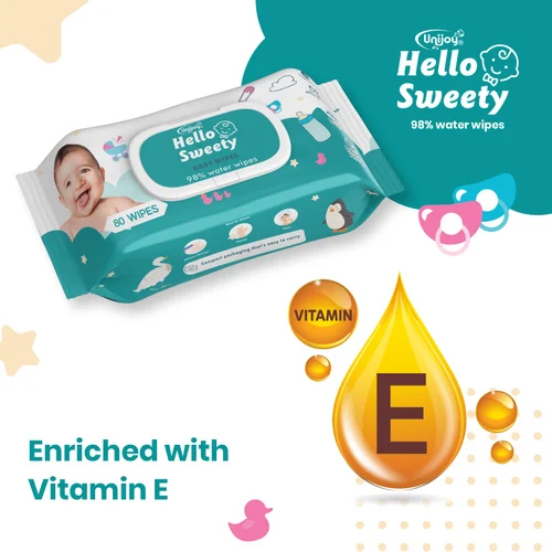 Vitamin E Wet Baby Wipes