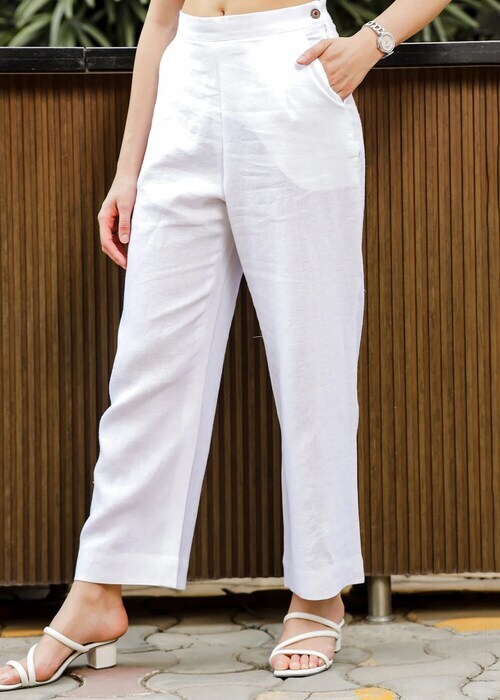 cotton linen pent