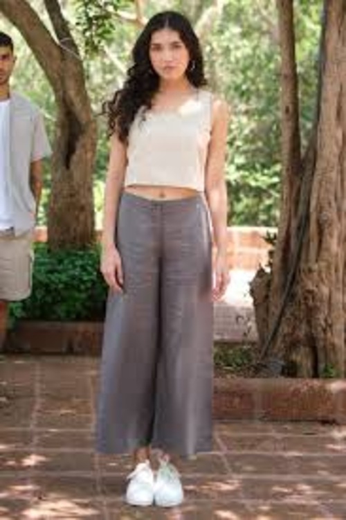 cotton linen pent