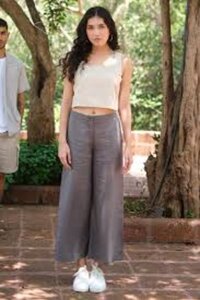 cotton linen pent
